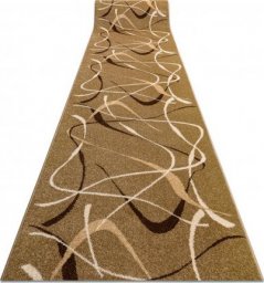  Dywany Łuszczów Chodnik KARMEL FRYZ - CHOCO orzech 90 cm , 90x470 cm