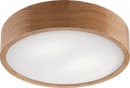 Lampa sufitowa Lamkur Plafon drewniany dębowy LED 3-punktowy okrągły 47cm