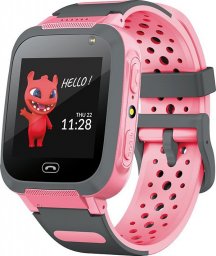 Smartwatch MaxLife  MXKW-310 Czarno-różowy  (OEM0300479)