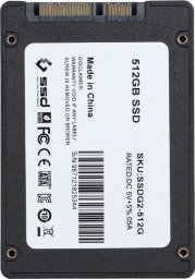 Dysk SSD 512GB 2.5" SATA III (SSDG2-512GB)
