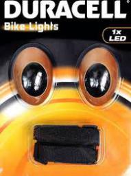  Duracell Duracell Światła rowerowe LED M01 zestaw (BIK-M01DU)