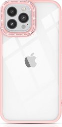 Kingxbar Kingxbar Sparkle Series etui iPhone 13 Pro z kryształami obudowa pokrowiec na tył plecki różowy