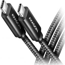 Kabel USB Axagon USB-C - USB-C 1 m Czarny (BUCM432-CM10AB)