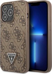  Guess Guess GUHCP13LP4TPW iPhone 13 Pro / 13 6,1" brązowy/brown hardcase 4G Triangle Logo Cardslot NoSize
