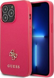  Guess Guess GUHCP13LPS4MF iPhone 13 Pro / 13 6,1" różowy/pink hardcase Saffiano 4G Small Metal Logo NoSize