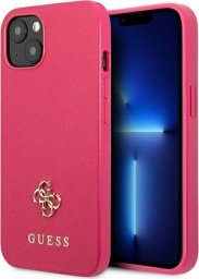  Guess Guess GUHCP13SPS4MF iPhone 13 mini 5,4" różowy/pink hardcase Saffiano 4G Small Metal Logo NoSize
