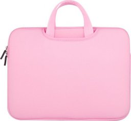 Torba Hurtel Uniwersalne etui torba na laptopa 15,6'' tablet organizer na komputer różowy