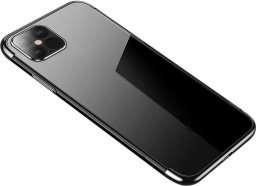  Hurtel Clear Color case żelowy pokrowiec etui z metaliczną ramką Samsung Galaxy S22+ (S22 Plus) czarny