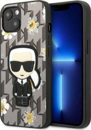  Karl Lagerfeld Karl Lagerfeld KLHCP13MPMNFIK1 iPhone 13 6,1" szary/grey Flower Ikonik Karl NoSize