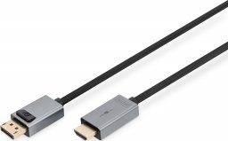 Kabel Digitus DisplayPort - HDMI 1.8m szary (DB-340202-018-S)