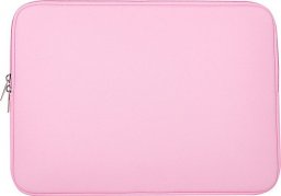 Etui Hurtel Uniwersalne etui torba na laptopa 15,6'' wsuwka tablet organizer na komputer różowy
