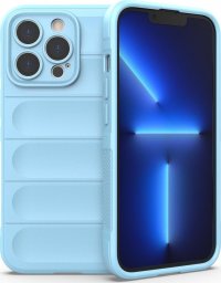  Hurtel Magic Shield Case etui do iPhone 13 Pro Max elastyczny pancerny pokrowiec jasnoniebieski