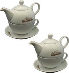 Sir Williams Sir William's Duo dzbanek, filiżanka i spodek x 2