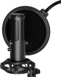 Mikrofon Lorgar Mikrofon gamingowy LORGAR Voicer 721, Przewodowy, Czarny