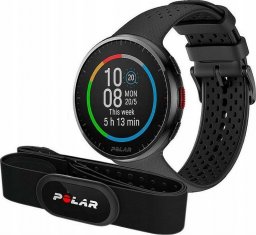 Zegarek sportowy Polar Polar Pacer PRO H10 szaro-czarny M-L