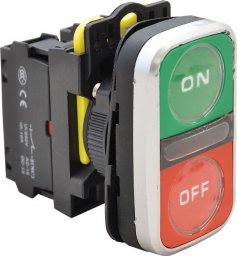  Tracon Electric Przycisk podwójny Włącz-Wyłącz NYG3-D2 ON-OFF zielony + czerwony