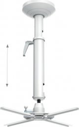 Uchwyt do projektorów Hagor HAGOR Beamfix II 520 - 600 mm, ceiling mount (white)