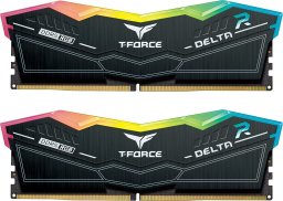 Pamięć TeamGroup T-Force Delta RGB, DDR5, 32 GB, 5600MHz, CL32 (FF3D532G5600HC32DC01)