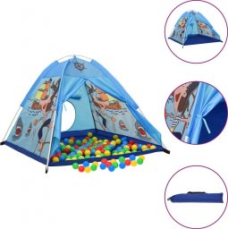  vidaXL vidaXL Namiot do zabawy dla dzieci, niebieski, 120x120x90 cm