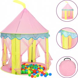  vidaXL vidaXL Namiot do zabawy dla dzieci, różowy, 100x100x127 cm