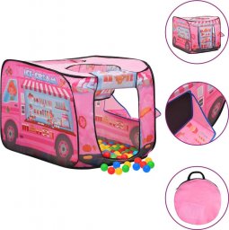  vidaXL vidaXL Namiot do zabawy dla dzieci, różowy, 70x112x70 cm