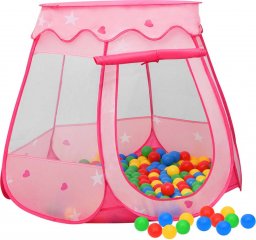  vidaXL vidaXL Namiot do zabawy dla dzieci, różowy, 102x102x82 cm