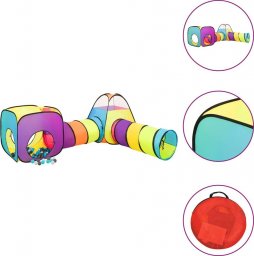  vidaXL vidaXL Namiot do zabawy z 250 piłeczkami, kolorowy, 190x264x90 cm