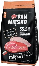  Pan Mięsko PAN MIĘSKO Cielęcina z indykiem M 9kg + niespodzianka dla psa GRATIS!