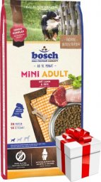  Bosch Bosch Adult Mini Lamb & Rice, jagnięcina i ryż (nowa receptura) 15kg + Niespodzianka dla psa GRATIS