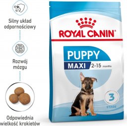  Royal Canin ROYAL CANIN Maxi Puppy 4kg + Advantix - dla psów 25-40kg (4 pipety x 4ml)