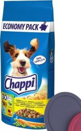  Chappi CHAPPI 13,5kg - sucha karma dla psów z drobiem i warzywami + 2x Pokrywka na puszkę 800g