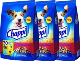  Chappi CHAPPI 3x9kg (27kg) - sucha karma dla psów z wołowiną, drobiem i warzywami