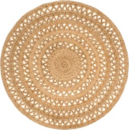 vidaXL vidaXL Ręcznie pleciony dywan z juty, 150 cm, okrągły