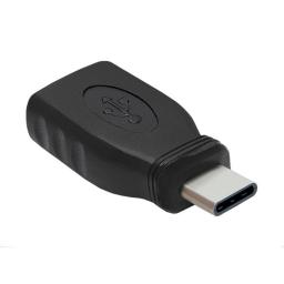 Adapter USB Qoltec USB-C - USB Czarny  (50396)