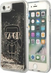  Karl Lagerfeld Etui Karl Lagerfeld KLHCI8LGGKBK Apple iPhone SE 2022/SE 2020/8/7 czarny/black hardcase Liquid Glitter Gatsby