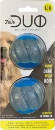 Zeus ZS Duo Ball, 5cm, z dźwiękiem/piszczące, świecące w ciemności, 2szt/op.
