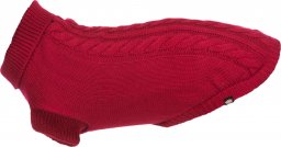  Trixie Kenton, pulower, dla psa, czerwony, L: 55 cm