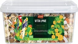  Vitapol Vitaline Karma pełnoporcjowa dla nimfy, nierozłączki, rozelli oraz innych średnich papug, wiadro 2,2 kg