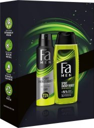  Fa FA_SET Men Sport Energy Boost DEO spray 150ml + SHOWER GEL 250ml