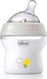  Chicco CHICCO_NaturalFeeling Butelka plastikowa 150ml ze smoczkiem silikonowym przepływ wolny 0m+