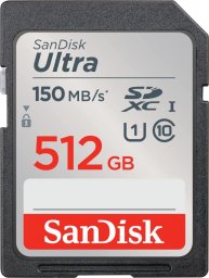 Karta SanDisk Ultra SDXC 512 GB Class 10 UHS-I/U1  (SDSDUNC-512G-GN6IN)