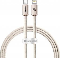 Kabel USB Baseus USB-C - Lightning 1.2 m Różowy (CAJY001304)