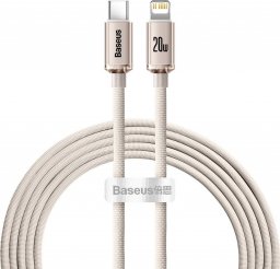 Kabel USB Baseus USB-C - Lightning 2 m Różowy (CAJY001404)