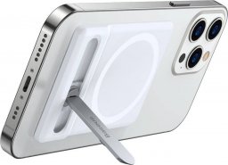 Podstawka Baseus Uchwyt obrotowy podstawka Baseus Foldable Magnetic do iPhone MagSafe (biały)