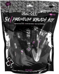 Muc-Off Muc-Off cleaning brushes 5x Premium Brush Kit (black, 5-piece set)