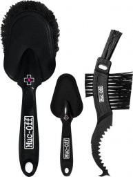  Muc-Off Muc-Off cleaning brushes 3x Premium Brush Kit (black, 3-piece set)