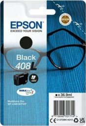 Tusz Epson Epson oryginalny ink / tusz C13T09K14010, T09K140, 408L, black, 36.9ml, Epson WF-C4810DTWF