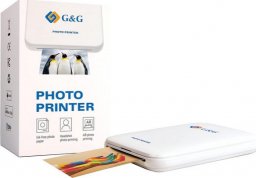 Drukarka fotograficzna G&G Mobilna drukarka fotograficzna G&G, GG-PP023