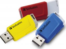 Pendrive Verbatim Store 'n' Click (3 szt.), 16 GB  (49306)