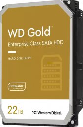 Dysk serwerowy WD Gold 22TB 3.5'' SATA III (6 Gb/s)  (WD221KRYZ)